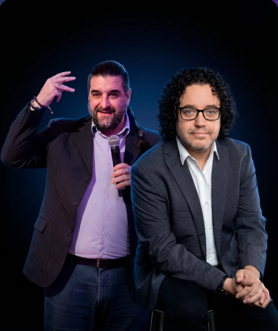 Dr. Bruno Zylber e Dr. Alessandro Silveira, da Microbiota Academy